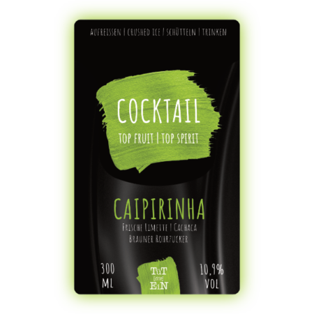 CAIPIRINHA - 10,9 % Vol. - 230 ml | Fertiggemixte Cocktails zum Genießen!