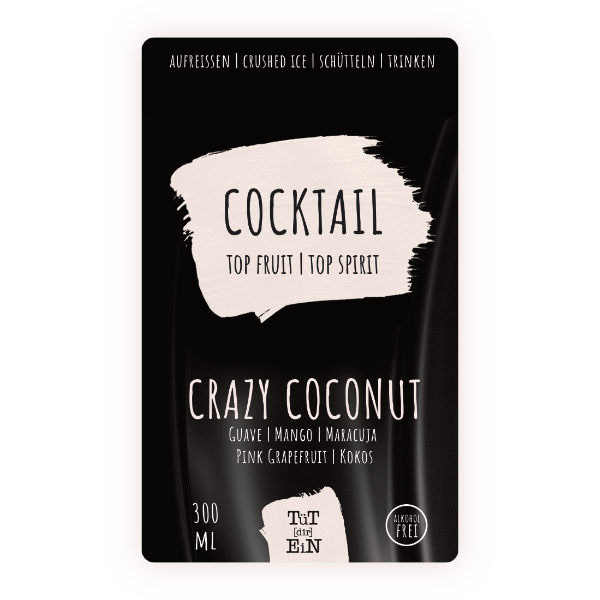 CRAZY COCONUT - 300 ml | Fertiggemixte Cocktails zum Genießen!