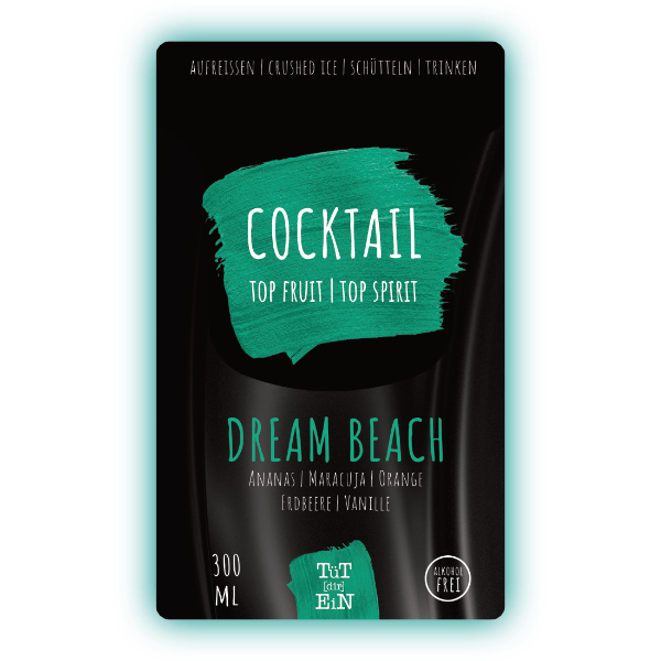 DREAM BEACH - 300 ml | Fertiggemixte Cocktails zum Genießen!