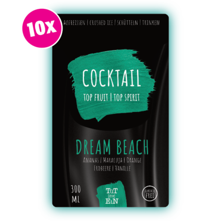 DREAM BEACH 10er Box - 10x300 ml | Fertiggemixte Cocktails zum Genießen!