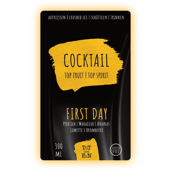 FIRST DAY - 300 ml | Fertiggemixte Cocktails zum Genießen!