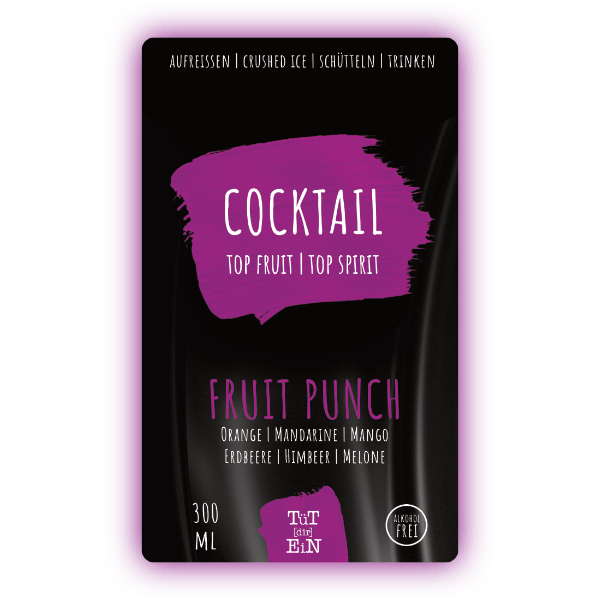 FRUIT PUNCH - 300 ml | Fertiggemixte Cocktails zum Genießen!