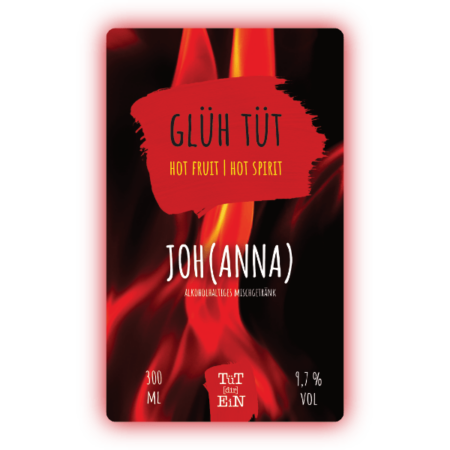 Hot Joh(Anna) Glüh TüT - 9,7% vol. - 300 ml | Fertiggemixte Cocktails zum Heiß und Kalt Genießen!