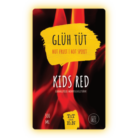 Kids Red Glüh TüT - 300 ml | Fertiggemixte Cocktails zum Heiß und Kalt Genießen!