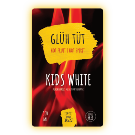 Kids White Glüh TüT - 300 ml | Fertiggemixte Cocktails zum Heiß und Kalt Genießen!