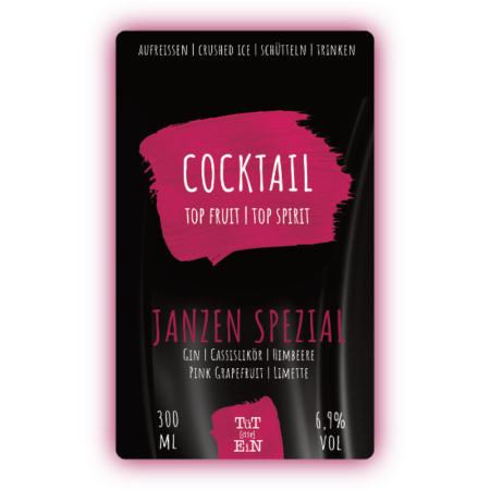 JANZEN SPEZIAL - 6,9 % Vol. - 300 ml | Fertiggemixte Cocktails zum Genießen!