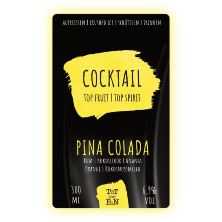 PINA COLADA - 6,9 % Vol. - 300 ml | Fertiggemixte Cocktails zum Genießen!