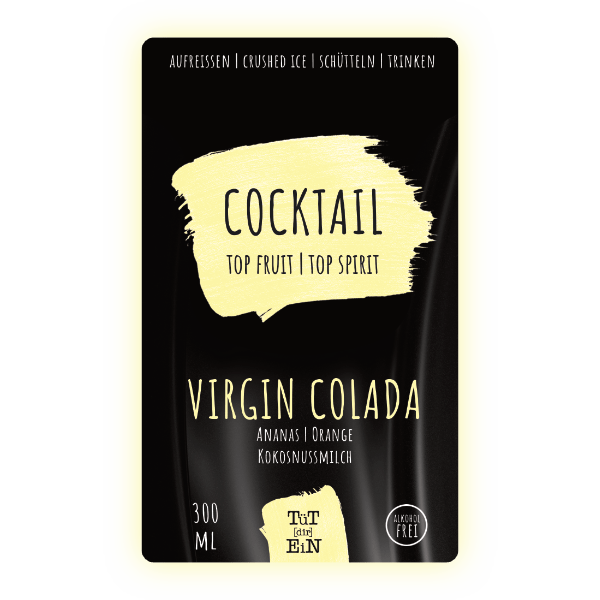 VIRGIN COLADA - 300 ml | Fertiggemixte Cocktails zum Genießen!